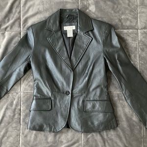 WORTHINGTON 100% Genuine Leather Blazer